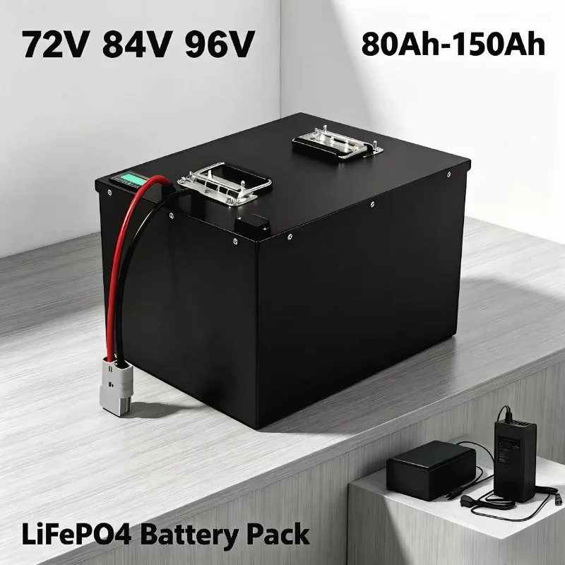 Lifepo4 72V 100Ah Battery Pack Ev - ชุดแบตเตอรี่ LiFePO4 พร้อมระบบจัดการแบตเตอรี่ (BMS) ในตัว 72V