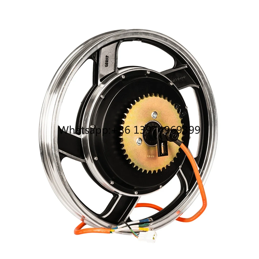 Ev Electric Motor Conversion Kit Car - มอเตอร์ไฟฟ้าไฮบริดกำลังสูง 2000W ขนาด 17 นิ้ว สำหรับมอเตอร์ไซค์ไฮบริด
