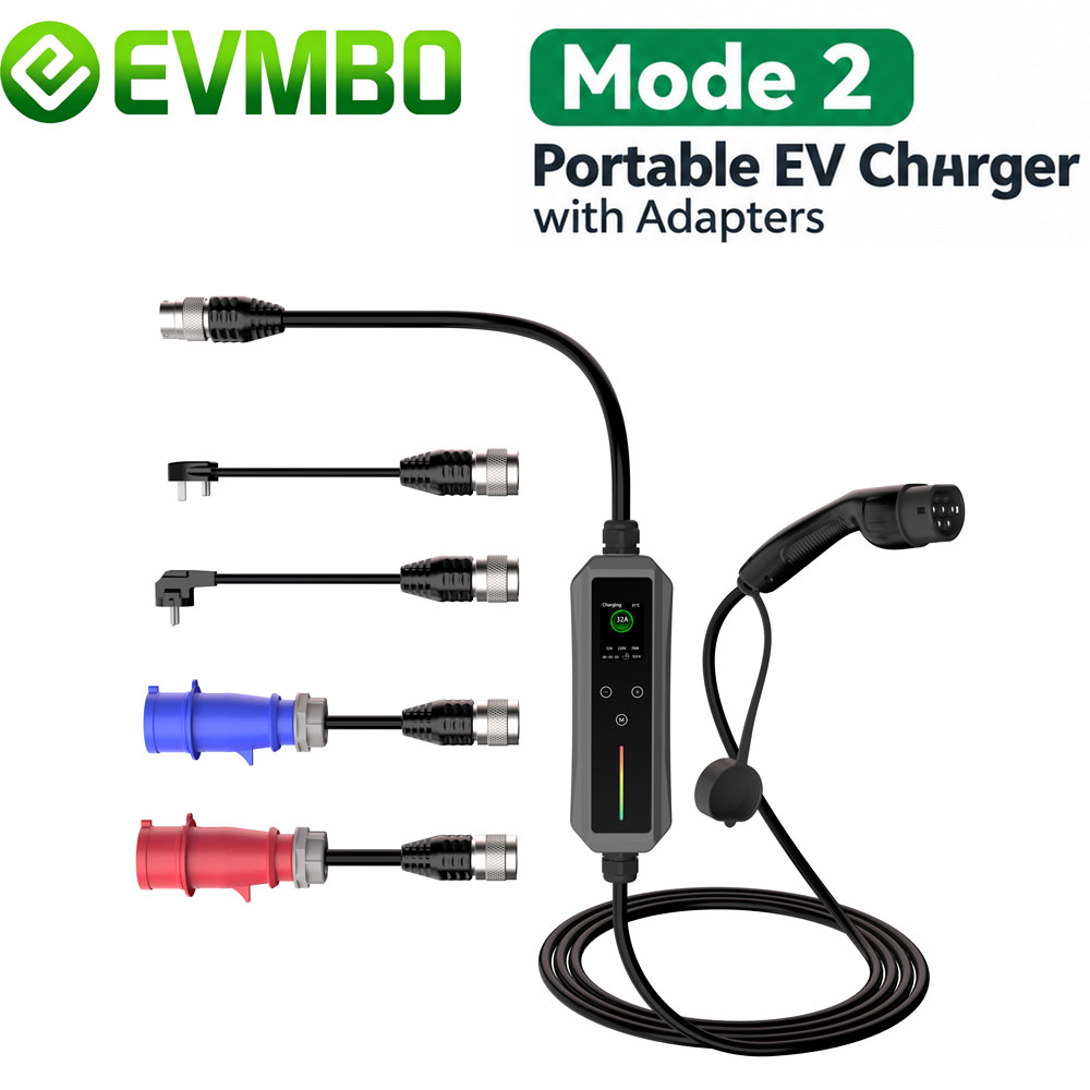 EVMBO ที่ชาร์จรถยนต์ไฟฟ้าแบบพก - Type 2 Portable Ev Charger 11Kw Cee บทวิจารณ์และราคา