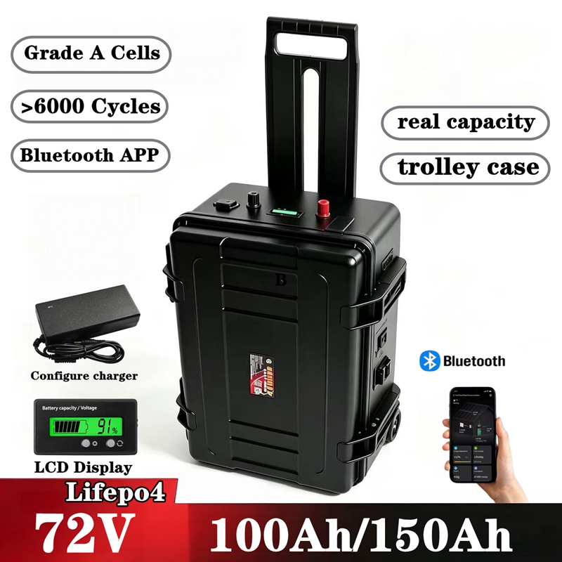 ชุดแบตเตอรี่ลิเธียม LiFePO4 กั - Lifepo4 72V 100Ah Battery Pack Ev บทวิจารณ์และราคา